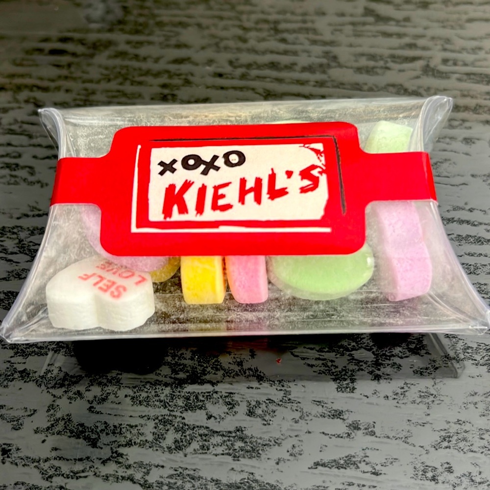 Kiehl’s conversation hearts. NIB.